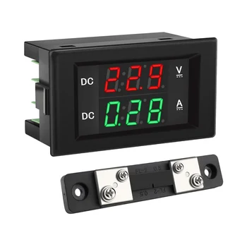 100V Digitálny Displej AC Duálne Zobrazovanie Napätie Ammeter LED Digitálny Voltmeter Digitálny Displej Ammeter Hlavu Vysokú Presnosť