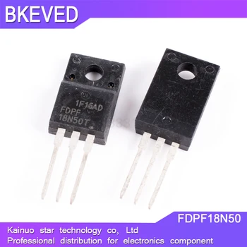 10PCS FDPF18N50 TO220F 18N50 DO 220 nový MOS FET tranzistora