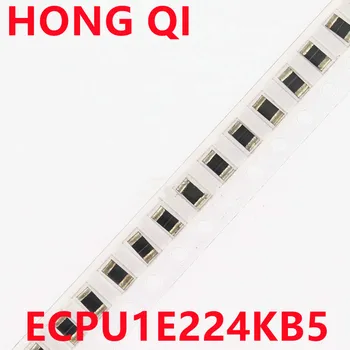 10PCS Nový, Originálny ECPU1E224KB5 SMT film polyester kondenzátor 1206 0.22 UF 220nF 10% 25V