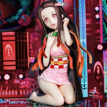 12CM Kamado Nezuko Hot Anime Charakter Statické Démon Vrah Model Bábiky Hračky Darček Zbierať Undressabl Ozdoby Kawaii Dievča Obrázok
