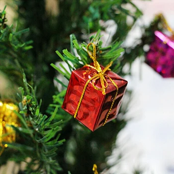 12pcs Mini Darčekovej krabičke, Vianočný Stromček, Dekorácie, Ozdoby Nové-Rok Dekorácie, Závesné Ozdoby Adornos De Navidad