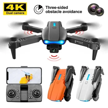 2.4 G Diaľkové Ovládanie Skladacia 360 Flip Bezhlavého Režim Deti Dron Mini Drone S 4K Kamera E99 Pro K3 Prekážkou Vyhýbaniu