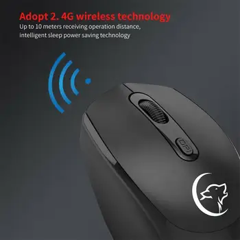 2.4 G Wireless Mouse Kovové Tichý Tichý Kliknite 2400dpi Optical Mouse Nabíjateľná 2 Kľúče, Herné Myši Na Počítač, Notebook, PC