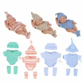 20 cm Baby Bábiky Oblečenie pre DIY Hračka Bábika Príslušenstvo Vhodné Na 8 cm Bábiku Sveter Jumpsuit Reborn Bábiky Oblečenie Príslušenstvo