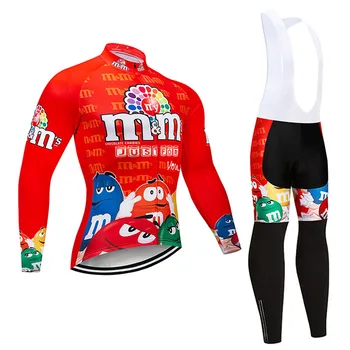 2023 Zábavné Dlhý Rukáv Cyklistika Bib Nastaviť MTB Jersey Jar/Jeseň Cyklistické Oblečenie, Cyklistické Oblečenie, Cyklistické Oblečenie Pánske Cyklistické Oblek