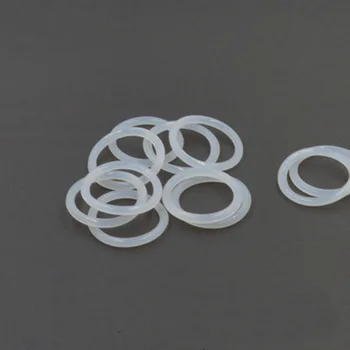 20pcs 2.65 mm priemer drôtu biela silikónové O-krúžok vonkajší vodotesné izolácie gumička 25 mm-33.5 mm Vnútorný priemer