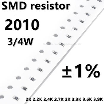 (20pcs) 2010 SMD rezistora 1% 2K 2.2 K 2.4 K 2.7 K 3 K 3.3 K 3.6 K 3.9 K 3/4W vyššia kvalita