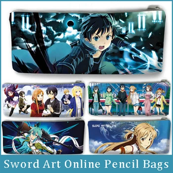 21 cm X 9 cm Sword Art Online peračníky, Tašky Raiden Alcamene Tsubame Hikari Bacchus Anime Charakter Študent Školské potreby