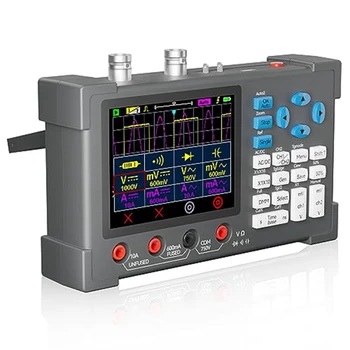3-V-1, Prenosný, 2-Kanál, Ručné Osciloskop Pásma 120MHz 500MSa/S + Digitálny Multimeter Tester Auto Rozsah