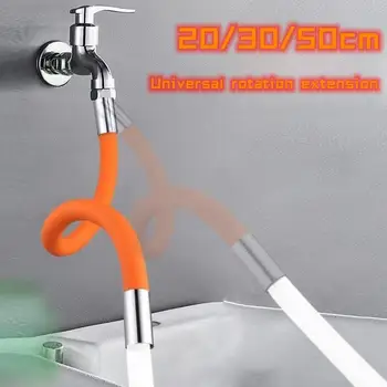360° Otočný predlžovačka Konektor Batérie Extender odolné proti striekajúcej vode Kuchyňu, Kúpeľňu 20/30/50 cm