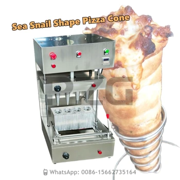 4 Kužele Conch Tvar Pizza Tvorby Tvárniacich Strojov Z Nehrdzavejúcej Ocele Pizza Kužeľ Displej Teplejšie Rúra