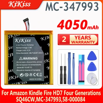 4050mAh KiKiss MC-347993 Batérie Pre Amazon Kindle Fire, HD7 Štyri Generácie,SQ46CW,MC-347993,58-000084
