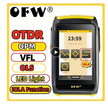 5G Mini OTDR Aktívnych Vlákien Live Test 1550nm 20db odpoveď zrušenia Optického Vlákna Reflektometra Dotykový Displej OPM VFL OLS Fiber Tester SC Konektor