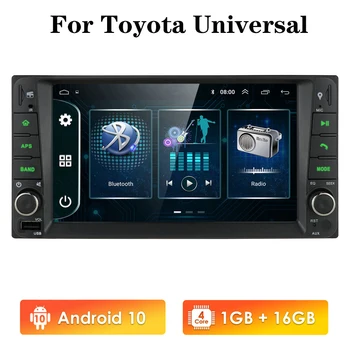 7 Palcový Android autorádia GPS Pre Toyota Corolla RAV4 Terios Prado Camry Tundra Rush Koruny Multimediálne SWC FM Mic Mapy, Dotykový Displej