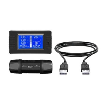 8-120V Tester Napájania Detektora Monitor Diagnostické Tester Spotreba Analyzer LCD Displej