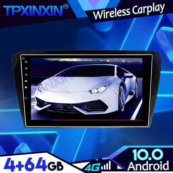 Android 10 4-64 G PX6 IPS Carplay Pre VW Skoda Octavia 2014-2017 DSP Pásky Recoder Multimediálny Prehrávač Vedúci Jednotky Navi GPS Auto Rádio