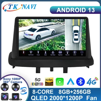 Android 13 autorádia Pre Renault Megane 3 Pôsobeniu Samsung SM3 2008 - 2014 Multimediálna Navigácia Hráč CarPlay 4G GPS QLED DSP