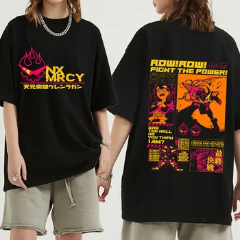Anime Tengen Toppa Gurren Lagann Obojstranná Tlač T-shirt Ženy Muži Tričká Krátky Rukáv Hip Hop Streetwear Nadrozmerné Unisex Top