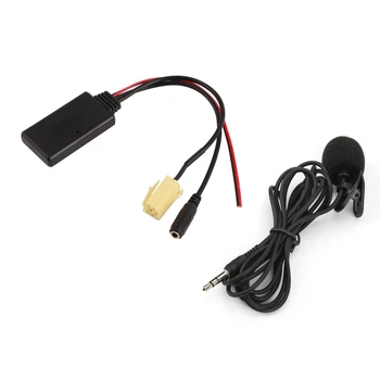 Autorádio AUX Kábel Bluetooth 5.0 Adaptér Modul s Mikrofónom Pre Fiat 500/Grande Punto/Qubo/Fiorino
