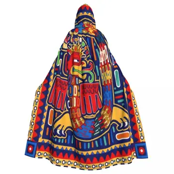 Aztec Etnických Plášť S Kapucňou Polyester Unisex Čarodejnice Cape Kostým Príslušenstvo
