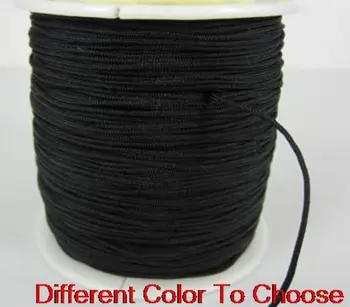 biela Čierna mix 1,5 mm nylon 160M/175yards/veľa Čínskych Uzol String Nylonová Šnúra Lano pre Crystal Náramok Pletená Macrame perličiek