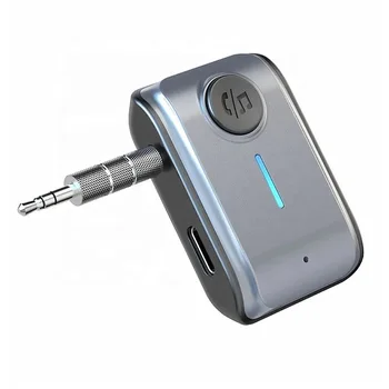 Bluetooth, AUX Adaptér, Auto Redukcia Šumu BT 5.3 Prijímač Hudby Hands-Free Hovory Bezdrôtové Audio Receiver Pre Domáce Stereofónny Reproduktor