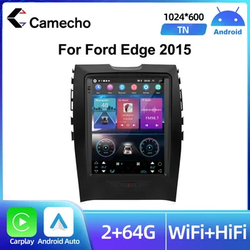 Camecho Android 2 Din 9,7-palcový Auto Rádio Stereo Pre Ford Edge 2015 Carplay/Auto GPS, Wifi, FM Rádio Kapacitný Multimediálny Prehrávač