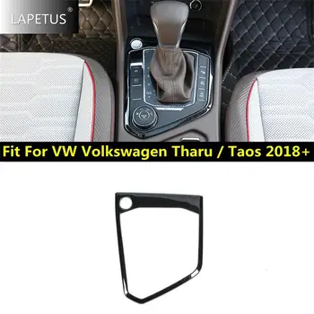 Centrum Kontroly Gear Box Shift Dekor anel Rám, Kryt Výbava Pre VW Volkswagen Tharu / Taos 2018 - 2023 Auto Interiérové Doplnky