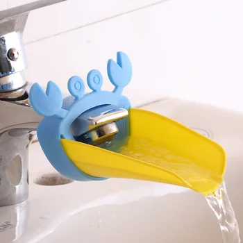Deti Kúpeľňa Žaba Tvar Batérie Extender úspora Vody Cartoon Deti Baby Umyť ruky Vody na Rozšírenie Kúpeľňových Doplnkov
