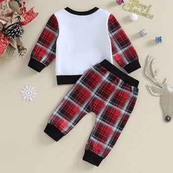 Dieťa Dievča, Chlapec Vianočné Oblečenie Elk Crewneck Kapucňou Mikiny Nohavice Batoľa, Dieťa Spadajú Zimné Oblečenie