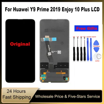 Displej Náhrada Za Y9 Prime 2019 Displej LCD Displej Dotykový Displej Digitalizátorom. Montáž Pre Huawei P Smart Z Lcd S Nástrojmi
