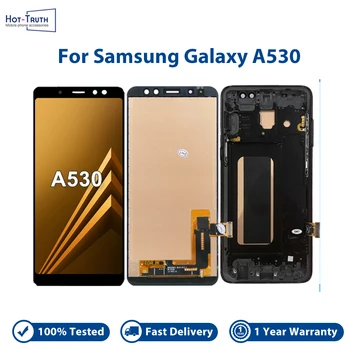 Displej Pre Samsung Galaxy A8 2018 A530 A530F A530K LCD displej a Dotyková Digitalizátorom. Montáž LCD SM-A530S SM-A530N Obrazovke
