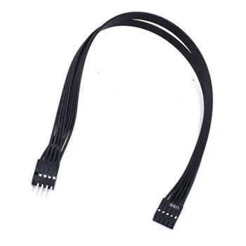 Doske Doske 9Pin USB 2.0 Mužov a Žien Rozšírenie Dupont Dátový Kábel Kábel Drôt Linka Pre PC urob si sám