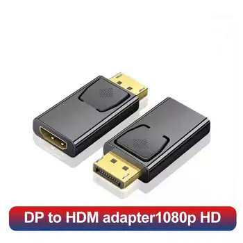 DP Na kompatibilný s HDMI Adaptér Pre PC, TV Kábel Monitora Počítača Converter Gold/poniklovaná Konektor DisplayPort, Usb Adaptér