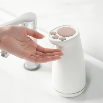 Elektrické Inteligentné Mydlo Dispensor USB Nabíjanie Mačací Pazúr Umývanie Rúk Stroj Automatické Indukčné Pena Dávkovače Mydla