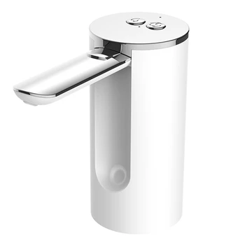Elektrické Vodné Čerpadlo Pre Fľaše USB Nabíjací Zásobník Pitnej Nízky Hluk, Malé Čerpadlo, Sací Artefakt Striebro-Biely