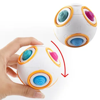 Fidget Hračky Stres Loptu Sústruženie Bublina Tri-v-jednom Rainbow Loptu odbúranie Stresu Dekompresný Fidget Hračky pre Dospelých