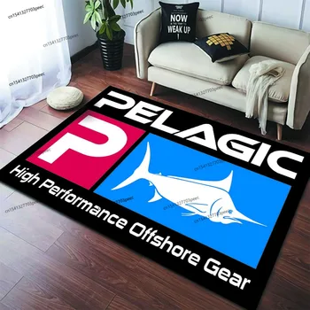 Freeship Pelagických Rybárske koberec rybára športové koberec obývacia izba non-slip gauč spálni koberec fotografie rekvizity darček
