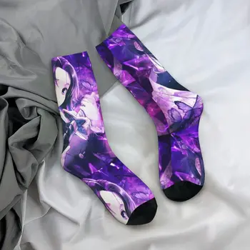 Ghost Slayer Ponožky Japonských Vzorov Módne Pančuchy Proti Sklzu Ženy, Mužov Ponožky Mäkké Priedušné Vlastné Bežecké Športové Ponožky
