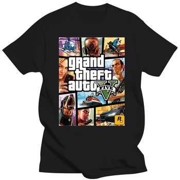 Grand Theft Auto Gta T Shirt Mužov Ulici Dlhý S Gta 5 T Shirt Mužov Slávnej Značky Tshirts V Bavlna Tees Pre Páry Gta5