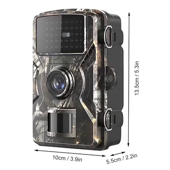 H1 Poľovnícky Chodník Fotoaparát, 16 MP 1080P Voľne žijúcich živočíchov Skautingu Fotoaparát s 12M Nočné Videnie Snímač Pohybu 0.7 s Spúšť IP66 Nepremokavé