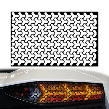 Honeycomb Typ Kotúča DIY Univerzálny Nepremokavé Auto Zadné zadné Svetlo Lampy Nálepky, Auto Doplnky Exteriéru Pre SUV, Motocykle