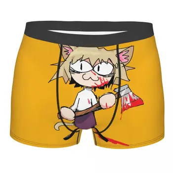 Horor Neco Arc Bielizeň Mužov Sexy Tlačiť Vlastné Anime Tsukihime Cat Girl Boxer Nohavičky Šortky, Nohavičky Priedušná Spodky