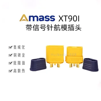 Hromadí-XT90I Conector Banhado a Ouro para Bateria Modelo RC, Conectores de Plugue Originais, 4,5 mm, Masculino e Feminino