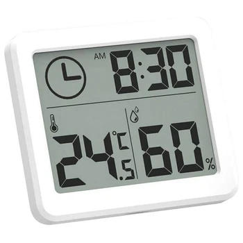 Izba Teplomer, Vlhkosť Metrov, Teplota a Vlhkomer s LCD Obrazovke Sledovať Teplotu a Vlhkosť