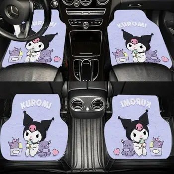 Kawaii Sanrio Auto Rohože Kuromi Cartoon High-End Interiéru Vozidla Anti-Špinavé Ochranu Podložky Roztomilý Auto Dekorácie Príslušenstvo