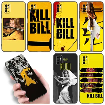 Kill Bill Film Telefón puzdro Pre Xiao Redmi Poznámka 11E 11T 5 6 7 8 9 10 11 Pro 11S 4G 10 TON 5G 9S 10S 8T Mäkké TPU Kryt Čierny