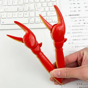 Kreatívne Krab Kliešte Pero Zaujímavé Dekompresný Školské Potreby Lobster Packa Stlačením Klip Veci Gélové Pero Študentov Kancelárske Potreby