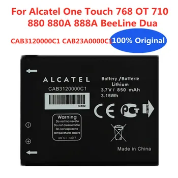 Kvalitné Originálne CAB3120000C1 CAB23A0000C1 Batérie Pre Alcatel One Touch 768 SZ 710 880 880A 888A vzdušná čiara Vyhľadávané Batérie Telefónu