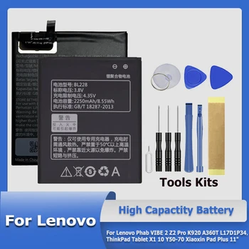 L16D1P31 L20D2P31 Batérie Pre Lenovo Phab VIBE 2 Z2 Pro K920 A360T L17D1P34，ThinkPad Tablet X1 10 Y50-70 Xiaoxin Pad Plus 11